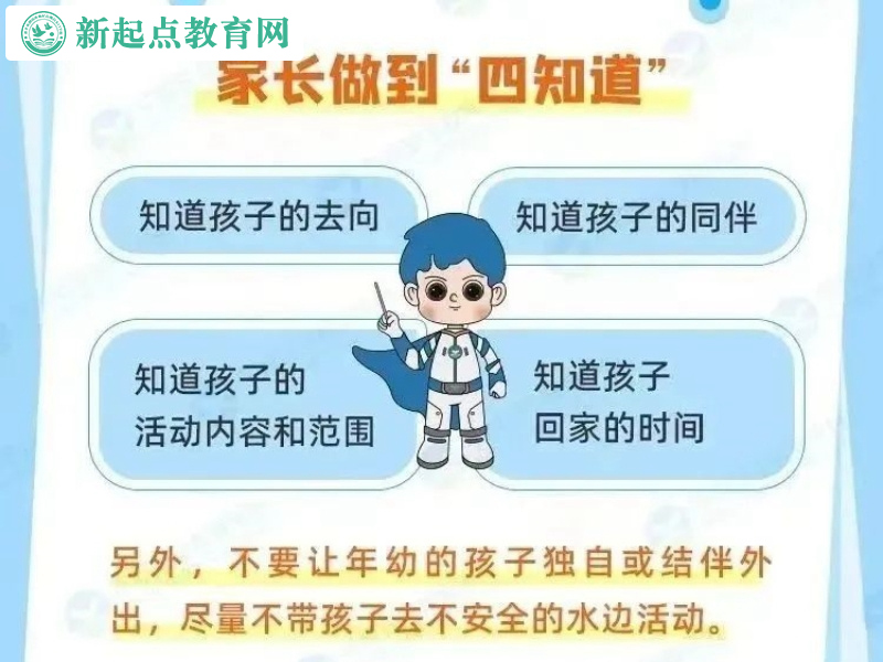 新起點(diǎn)謹(jǐn)防溺水安全提醒