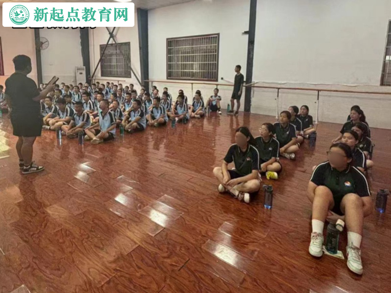 新起點教育專門學校舉辦軍歌比賽